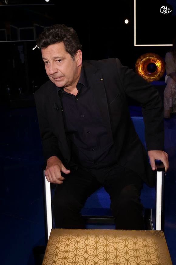 Laurent Gerra, lors de l'enregistrement de l'émission "La Boîte à secrets", présentée par F.Bollaert et diffusée le 10 octobre 2025 sur France 3, dans les studios du Lendit à Saint-Denis, Seine Saint-Denis, France, le 22 septembre 2025. © Jack Tribeca/Bestimage