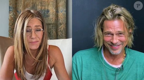 Elle a aussi évoqué la pression médiatique et les spéculations qui l'ont profondément affectée.

Jennifer Aniston et Brad Pitt se retrouvent pour la lecture de scripts en FaceTime à Ridgemont High à Los Angeles, le 18 septembre 2020

Backgrid UK/ Bestimage