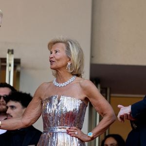 Tilda Swinton, Iris Knobloch, Thierry Frémaux - Montée des marches du film " La bola negra " lors du 79ème Festival International du Film de Cannes, le 21 mai 2026. © Olivier Borde / Bestimage