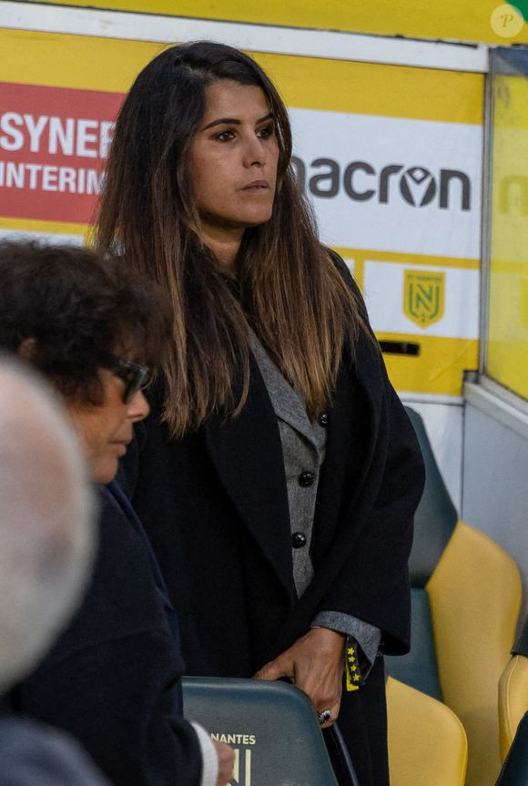Karine Ferri - Match des Légendes du Variétés Club de France contre le FC Nantes au profit du Secours Populaire au stade de la Beaujoire à Nantes le 3 juin 2025.  © Martin Bousseau/Bestimage