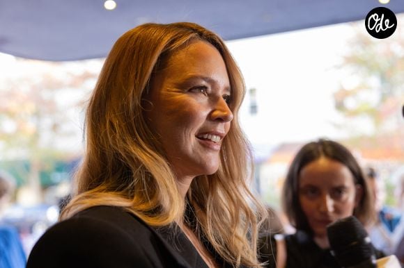 Virginie Efira reçoit le MVFF Acting Award lors de la projection de All of a Sudden, dans le cadre de la 49e édition du Mill Valley Film Festival, au Smith Rafael Film Center à San Rafael, en Californie. © Picture Happy/imageSPACE via ZUMA Press / Bestimage Wire / Bestimage