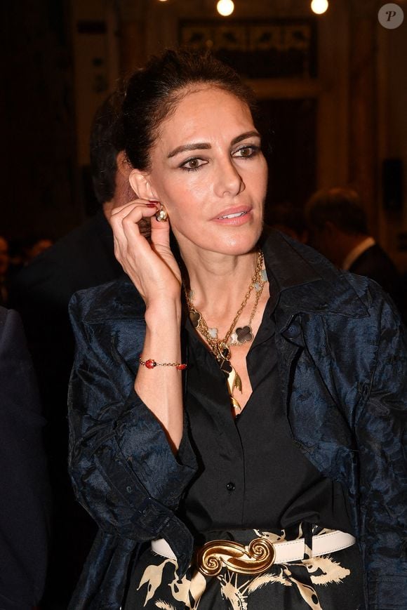 Adriana Abascal au Concert pour la Paix d'Omar Harfouch. Rome, Palais Montecitorio Salle de la Reine "Concert pour la Paix - Omar Harfouch au Parlement Italien". Italie, Rome le 29 avril 2025. Photo par IPA/ABACAPRESS.COM