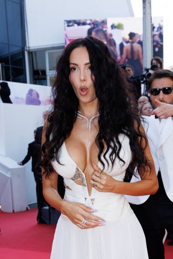 Nabilla Benattia - Montée des marches du film « The history of sound » lors du 78ème Festival International du Film de Cannes, au Palais des Festivals à Cannes. Le 21 mai 2025
© Jacovides-Moreau / Bestimage