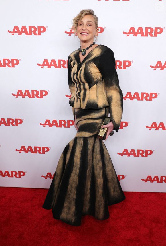 Sharon Stone au 2026 Annual Movies for Grownups Awards with AARP au Beverly Wilshire, A Four Seasons Hotel à Beverly Hills CA, USA le 10 janvier 2026. Photo by Fati S/ABACAPRESS.COM