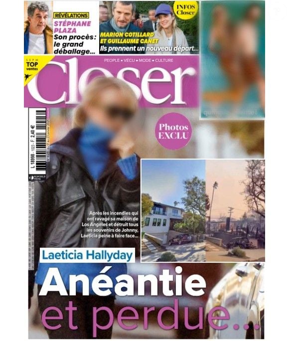 Couverture "Closer" vendredi 17 janvier 2025