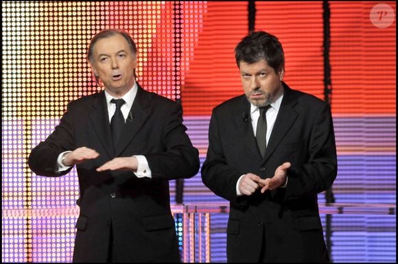 Philippe Chevalier et Régis Laspalès à la 22 nuit des Molières en 2008 © Rindoff - Guinec - Bestimage