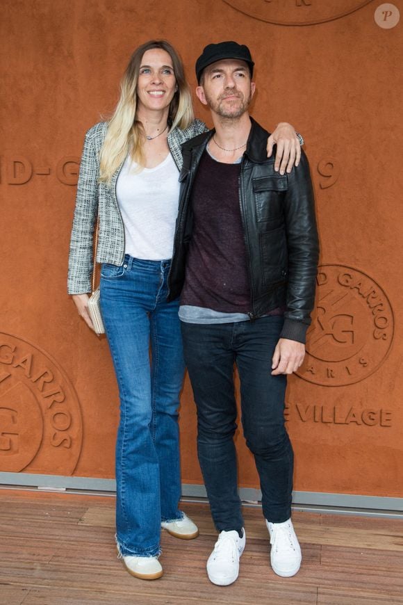 Calogero et Marie Bastide au Village lors des Internationaux de France de Tennis à Roland-Garros le 09 juin 2019 à Paris, France. Photo de Nasser Berzane/ABACAPRESS.COM