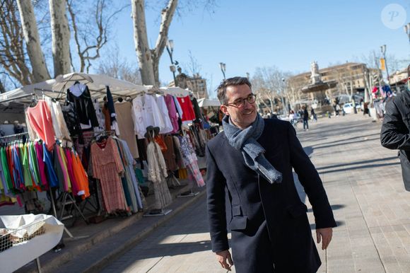 Philippe Palazzi, PDG du groupe Casino, photographié dans sa ville natale d'Aix-en-Provence, en France, le 12 mars 2024. Photo par Renaud Khanh/ABACAPRESS.COM