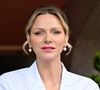 Charlene de Monaco sans son mari pour un moment d’émotion
La princesse Charlene de Monaco durant le Monaco E-Prix. © Bruno Bebert/Bestimage