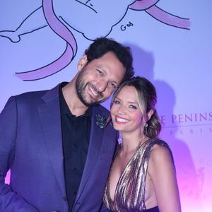 Eric Antoine et sa femme Gennifer Demey - Soirée de gala du 10ème anniversaire de l’association "Les Bonnes Fées" à l’Hôtel The Peninsula Paris le 8 octobre 2025. © Rachid Bellak/Bestimage