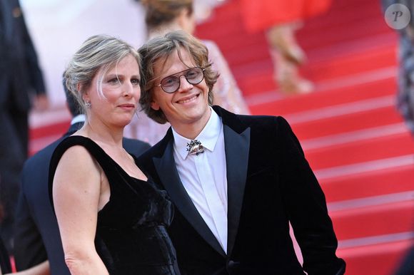 Alex Lutz et Karine Viard assistent au tapis rouge de The Old Oak lors de la 76e édition du festival de Cannes au Palais des Festivals le 26 mai 2023 à Cannes, France. Photo by Franck Castel/ABACAPRESS.COM