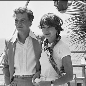 Philippe Léotard et Nathalie Baye pour "La Communion solennelle" au Festival de Cannes 1977 ©ANGELI-RINDOFF / BESTIMAGE