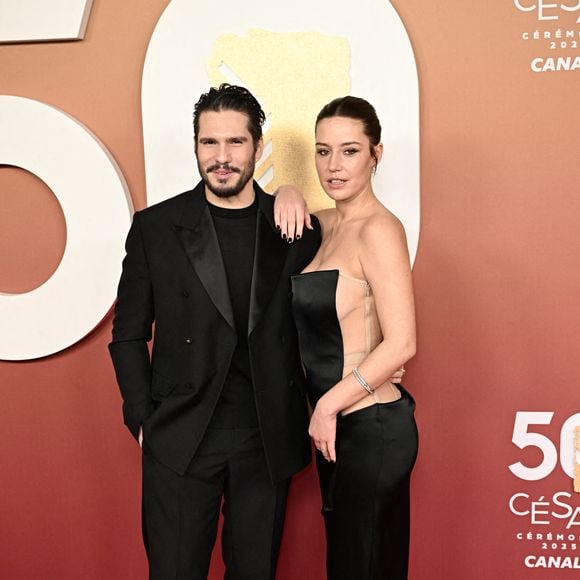 François Civil et Adèle Exarchopoulos arrivent à la 50e cérémonie des César du cinéma à L'Olympia le 28 février 2025 à Paris, France. Photo par David Niviere/ABACAPRESS.COM
