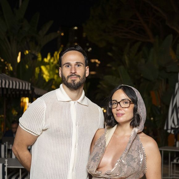 Exclusif - Agathe Auproux (enceinte) et son mari Maxence Picardet - After-party au Monte Carlo Beach lors du 64ème Festival de Télévision de Monte Carlo au Grimaldi Forum de Monaco le 13 juin 2025.
© Pierre Perusseau / Osuna / Bestimage