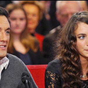 Archive - Dany Brillant et sa fille Leah - Vivement Dimanche © Guillaume Gaffiot /Bestimage en 2011.