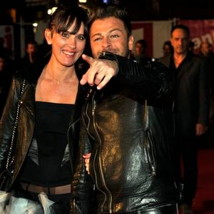 Christophe Mae et sa femme Nadege Sarron - 15eme edition des NRJ Music Awards au Palais des Festivals a Cannes le 14 decembre 2013.
