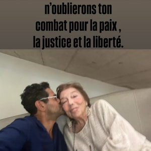 Tout comme son mari Jamel Debbouze, qui publie une photo de lui accompagné de Leila Shahid.
Jamel Debbouze rend hommage à Leila Shahid.
