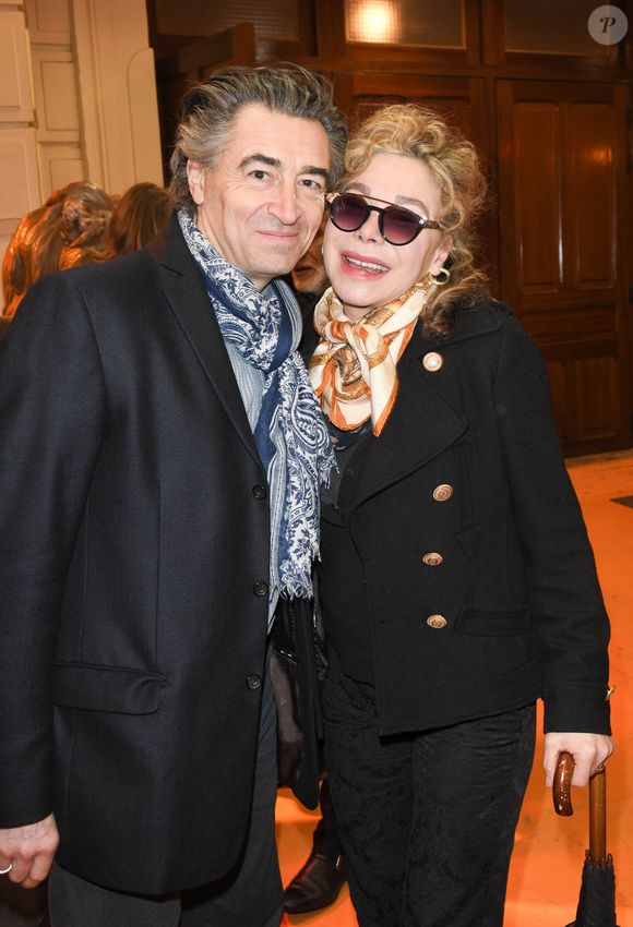 Grace de Capitani et  Jean-Pierre Jacquin - Marcel Campion fête son 80ème anniversaire au cirque d'hiver à Paris le 17 février 2020. © Coadic Guirec- Rachid Bellak/Bestimage
