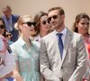 "Je vous aime et je vous épouserai", lui aurait-il lancé, sûr de lui.

Pierre Casiraghi, Beatrice Borromeo, Princess Caroline of Hanover (La princesse Caroline de Hanovre) lors du relais de la Flamme Olympique des Jeux olympiques d'été de Paris 2024 à Monaco, le 18 juin 2024. Paris se prépare à accueillir les XXXIIIèmes Jeux Olympiques d'été, du 26 juillet au 11 août 2024. Olivier Huitel/Pool Monaco/Bestimage