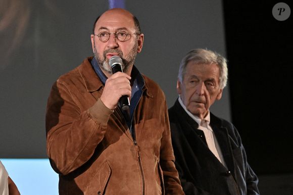 Kad Merad, Costa Gavras assistant à la première du film A Bout De Souffle lors du 16ème Festival du Film Lumière à Lyon, France le 13 octobre 2024. Photo by Julien Reynaud/APS-Medias/ABACAPRESS.COM