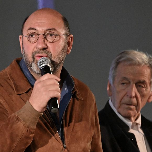 Kad Merad, Costa Gavras assistant à la première du film A Bout De Souffle lors du 16ème Festival du Film Lumière à Lyon, France le 13 octobre 2024. Photo by Julien Reynaud/APS-Medias/ABACAPRESS.COM