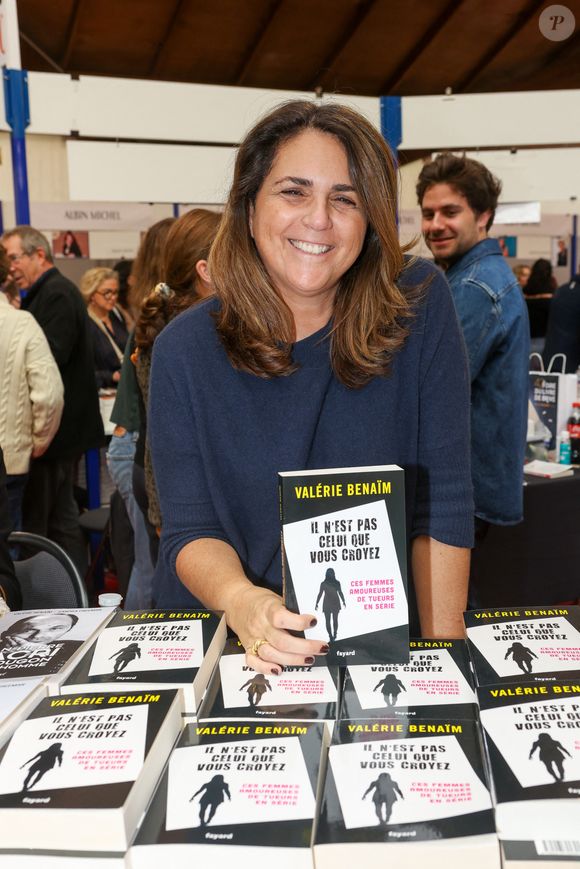 Valérie Bénaïm , à la Halle Georges Brassens de Brive-la-Gaillarde pour la Foire du Livre de Brive , le 9 novembre 2024. © Jean-Marc Lhomer / Bestimage