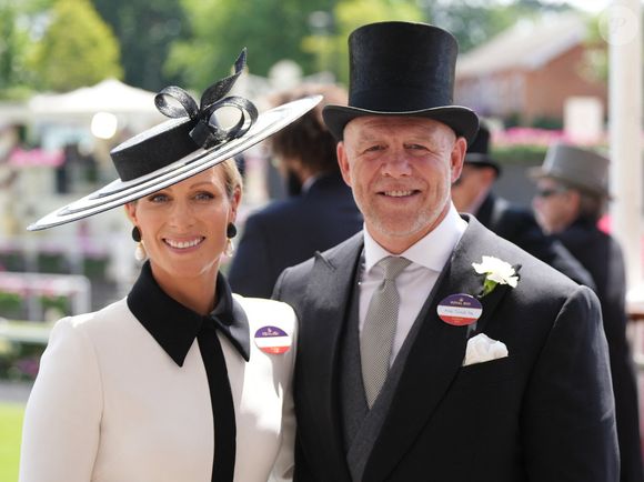 Mike Tindall et sa femme Zara Tindall - Les royautés assistent à la course hippique Royal Ascot (Jour 3), le 19 juin 2025. Photo by Julien Burton / Bestimage