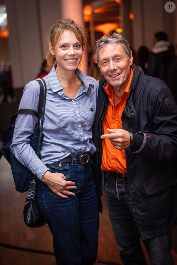 Exclusif - Antoine de Maximy et sa compagne Magali Benet à l'after du showcase de présentation de la comédie musicale La Légende du Comte de Monte Cristo à Salle Gaveau à Paris, France, le 25 septembre 2025. © Julien Sarkissian/Bestimage