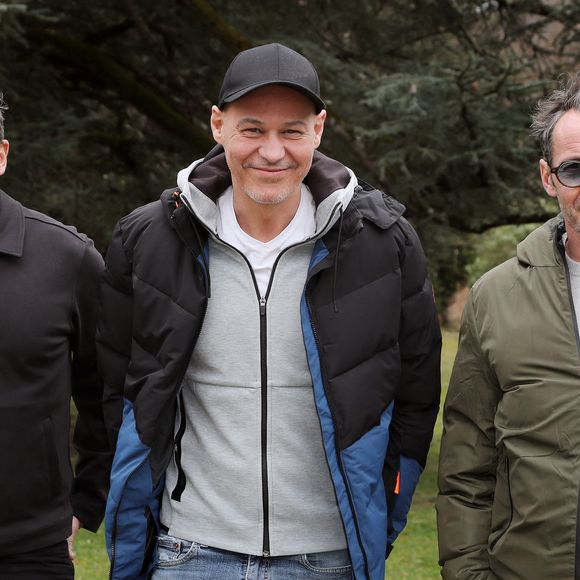 Hervé Bellech (producteur), Gaël Leforestier (réalisateur), Julien Boisselier au photocall du film "Triple je" lors du Luchon Festival - Fictions & Documentaires 2026 à Bagnères-de-Luchon le 5 février 2026.
© Patrick Bernard / Bestimage
