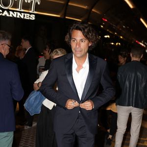 Anne Elisabeth Lemoine et Bertrand Chameroy après un dîner lors du 77e Festival de Cannes à Cannes, France, le 20 mai 2024. Photo by Aissaoui Nacer/Splash News/ABACAPRESS.COM