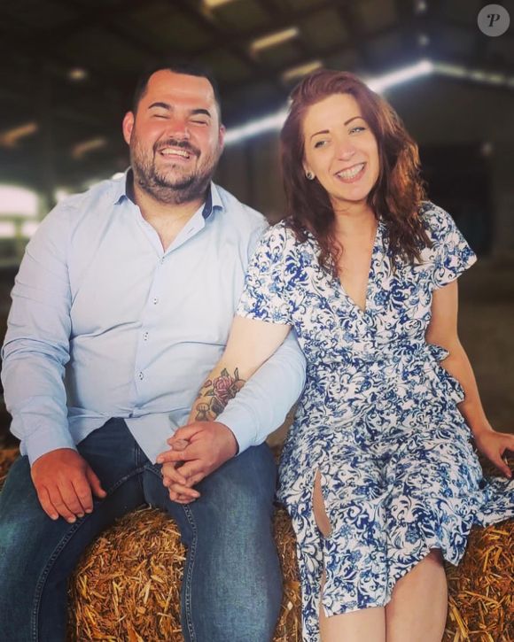 Guillaume et Noëmie de "L'amour est dans le pré" en couple.