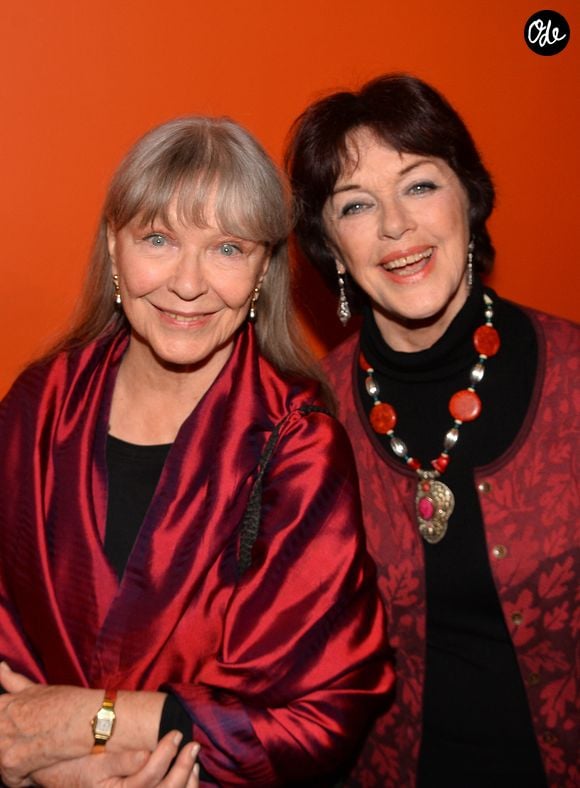 Marina Vlady et Anny Duperey lors de la cérémonie de clôture du festival de Valenciennes le 24 mars 2018.

© Veeren / Bestimage