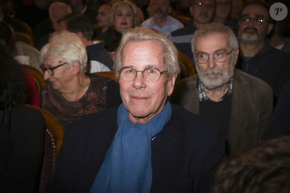Exclusif - Jean-Louis Debré et sa femme Valérie Bochenek, - Les célébrités assistent au concert de Marie-Paule Belle, à l'occasion de ses 50 ans de carrière, aux Folies Bergères à Paris. 
© Jack Tribeca / Bestimage