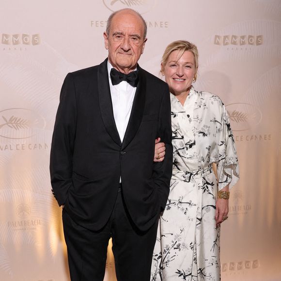 Pierre Lescure, Elisabeth Lemoine - Photocall du dîner lors du 78ème Festival International du Film de Cannes le 13 mai 2025.

© Moreau / Borde / Jacovides / Bestimage