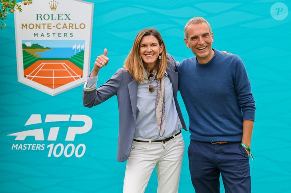 Celina Eude et Alexandre Mars lors de la sixième journée du Rolex Monte-Carlo Masters au Monte-Carlo Country Club de Monaco, le 10 avril 2026. © Claudia Albuquerque/Bestimage