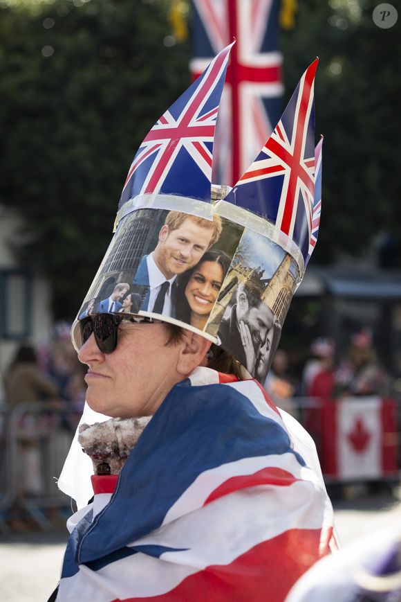 Atmosphère le jour du mariage du prince Harry et de Meghan Markle à Windsor, le 19 mai 2018. (SGP / BESTIMAGE).