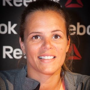 Laure Manaudou en séance de dédicace chez Intersport à Paris. Le 23 avril 2014. Julien Sarkissian / Bestimage