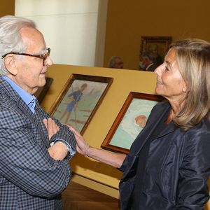 Bernard Pivot et Claire Chazal assistent à l'avant-première de l'exposition "Augustin Rouart - La Peinture en Héritage / The Heritage of Painting" au Petit Palais le 30 mai 2021 à Paris, France. Photo by Jerome Domine/ABACAPRESS.COM
