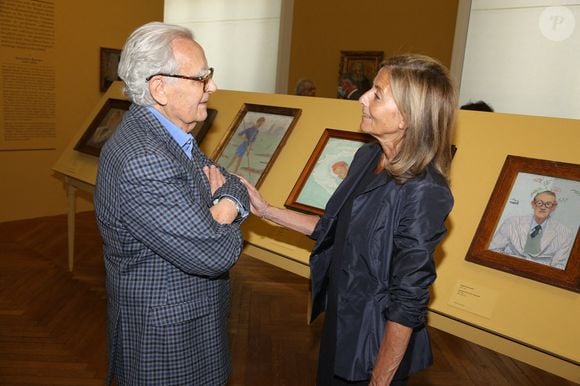 Bernard Pivot et Claire Chazal assistent à l'avant-première de l'exposition "Augustin Rouart - La Peinture en Héritage / The Heritage of Painting" au Petit Palais le 30 mai 2021 à Paris, France. Photo by Jerome Domine/ABACAPRESS.COM