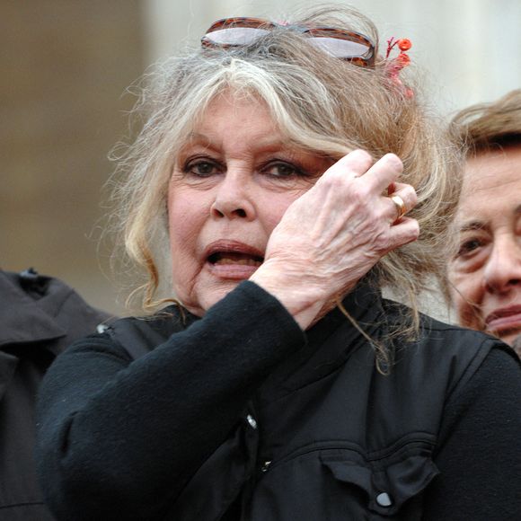 L'actrice française et militante des droits des animaux Brigitte Bardot assiste à une manifestation pour les droits des animaux devant le Panthéon à Paris, en France, le 24 mars 2007. Photo de Nicolas Khayat/ABACAPRESS.COM