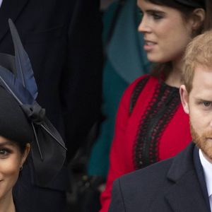 Le prince Harry, duc de Sussex, Meghan Markle, duchesse de Sussex -  La famille royale assiste à la messe de Noël à Sandringham le 25 décembre 2018.