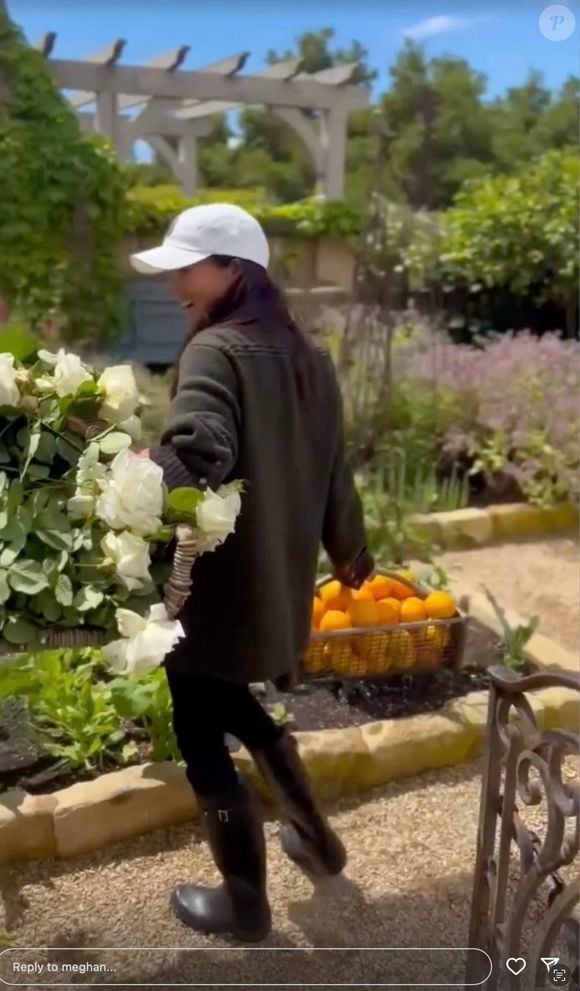 Meghan Markle sur Instagram en 2025. Crédit : JLPPA / Bestimage