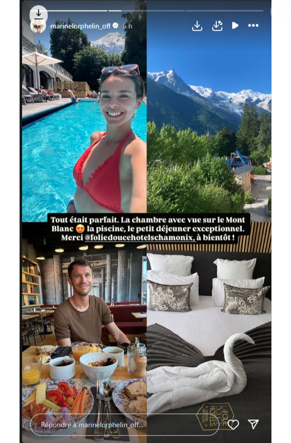 Marine Lorphelin, Instagram