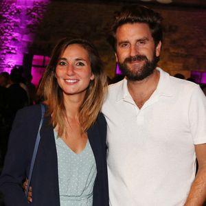 Exclusif - Marie Portolano et son petit ami Grégoire Ludig assistant à la soirée du 10e Festival du film d'Angoulême à Angoulême, France, le 25 août 2017. Photo by Jerome Domine/ABACAPRESS.COM