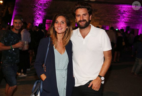 Exclusif - Marie Portolano et son petit ami Grégoire Ludig assistant à la soirée du 10e Festival du film d'Angoulême à Angoulême, France, le 25 août 2017. Photo by Jerome Domine/ABACAPRESS.COM