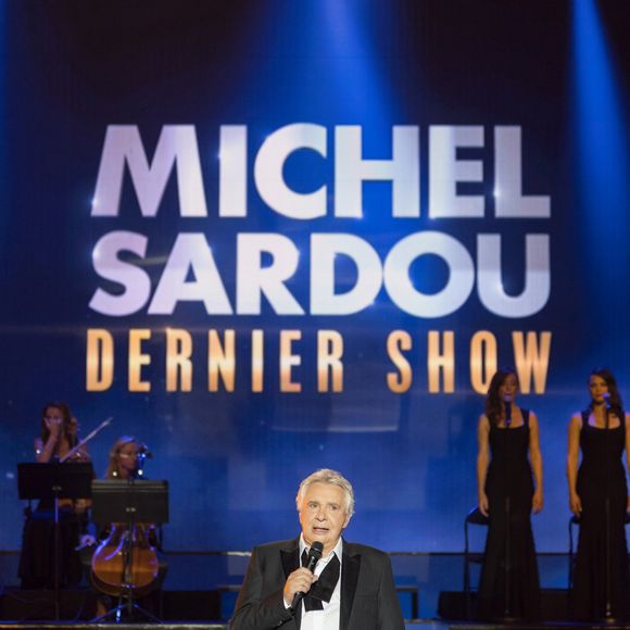 Exclusif - Michel Sardou - Enregistrement de l'émission "Dernier Show" de Michel Sardou, qui sera diffusée le 21 octobre en prime time sur France 2, au Palais des Sports à Paris. Le 12 septembre 2017. © Pierre Perusseau / Bestimage