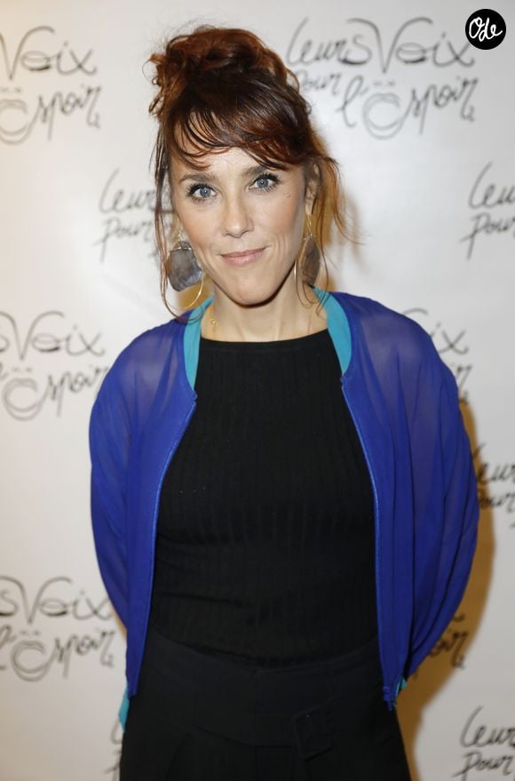 Zaz - Séance photo de la 10e édition du concert caritatif « Leurs voix pour l'espoir » au profit de la fondation ARCAD (Aide et recherche en cancérologie digestive) et de la lutte contre le cancer du pancréas à l'Olympia à Paris le 11 octobre 2021. © Marc Ausset-Lacroix - Pierre Perusseau / Bestimage