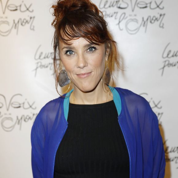Zaz - Séance photo de la 10e édition du concert caritatif « Leurs voix pour l'espoir » au profit de la fondation ARCAD (Aide et recherche en cancérologie digestive) et de la lutte contre le cancer du pancréas à l'Olympia à Paris le 11 octobre 2021. © Marc Ausset-Lacroix - Pierre Perusseau / Bestimage