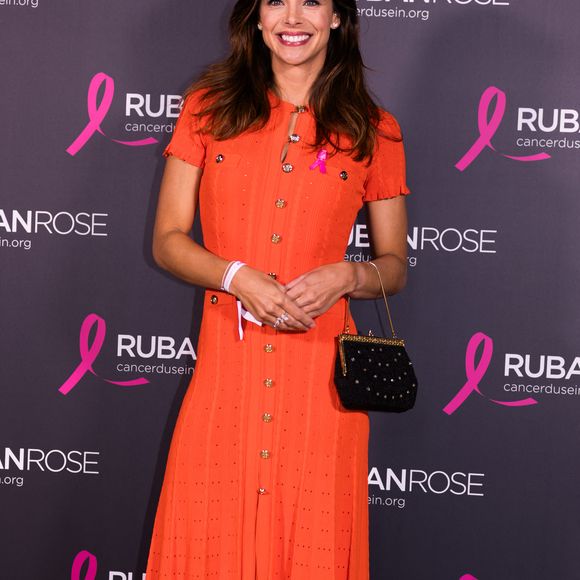 Exclusif - Marine Lorphelin (Miss France 2013) - Soirée de lancement "Octobre Rose" organisée par l’association Ruban Rose présentée par I. Ithurburu à Paris le mardi 30 septembre 2025. 
© Léa Maï - Léo Trotin – association Ruban Rose / Bestimage