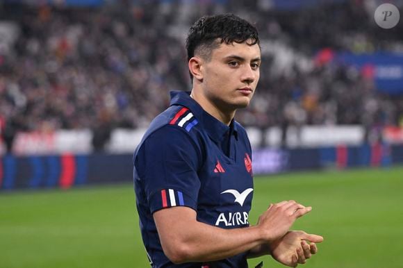 Louis Bielle-Biarrey (France) - Match test de rugby "France - Nouvelle-Zelande" à Paris, le 16 novembre 2024. Agence / Bestimage
